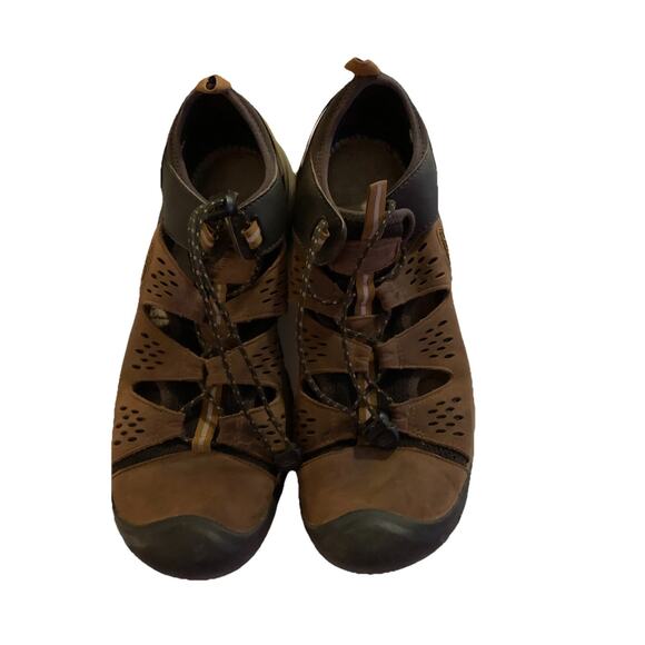 KEEN Arroyo III 3 Bungee Leather Outdoor Hiking Sport Sandals US Mens 13 EU 47 - Picture 1 of 15